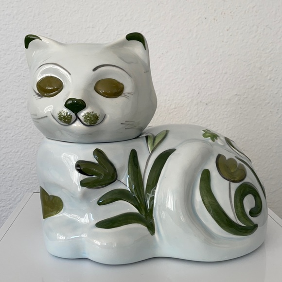 Vintage Los Angeles Potteries Cat Cookie Jar - Picture 3 of 14